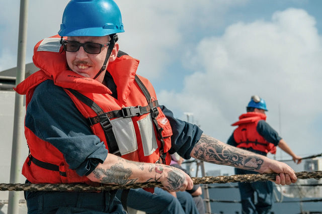 Lockbourne native serves aboard USS Chafee